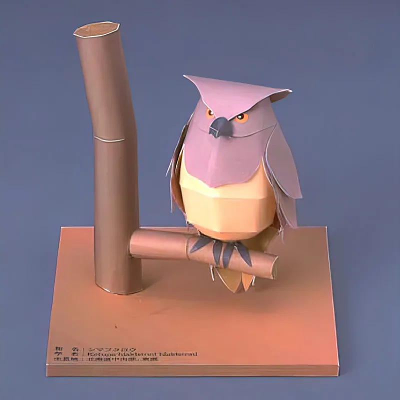 Art Craft Center - Blakiston's الأسماك البوم اوريغامي الفن البسيطة