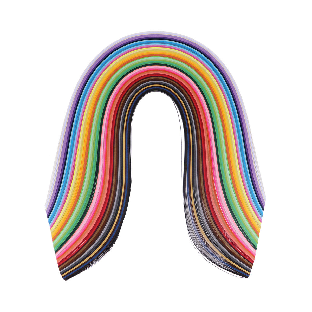 Quilling Paper Strips - 500 شريط ورق للتشكيل (كوويلينغ) 50