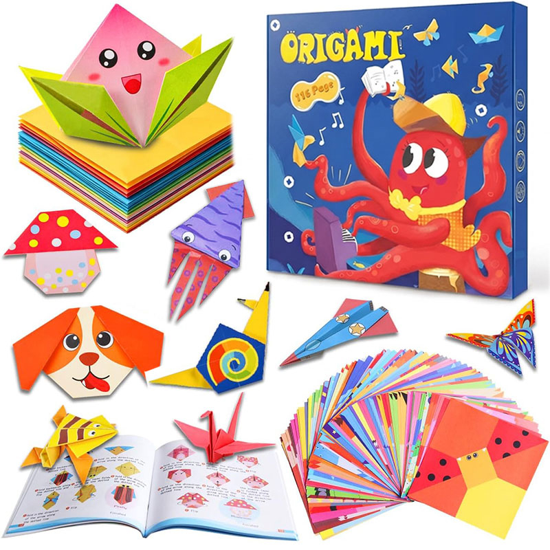 Art Craft With Paper - مجموعة أدوات فن الأوريجامي الورقي مع