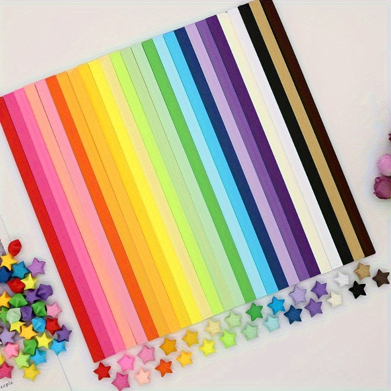 Quilling Paper Strips - حزمة من 1030 ورقة من أوريغامي