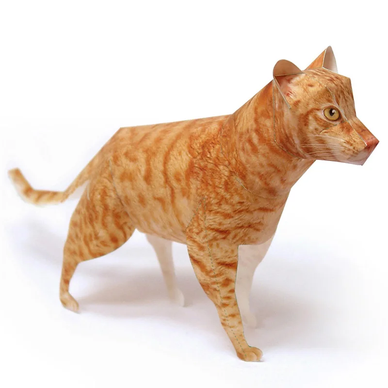 Art Craft Center - Ocicat القط البرتقال العانس اوريغامي ورق