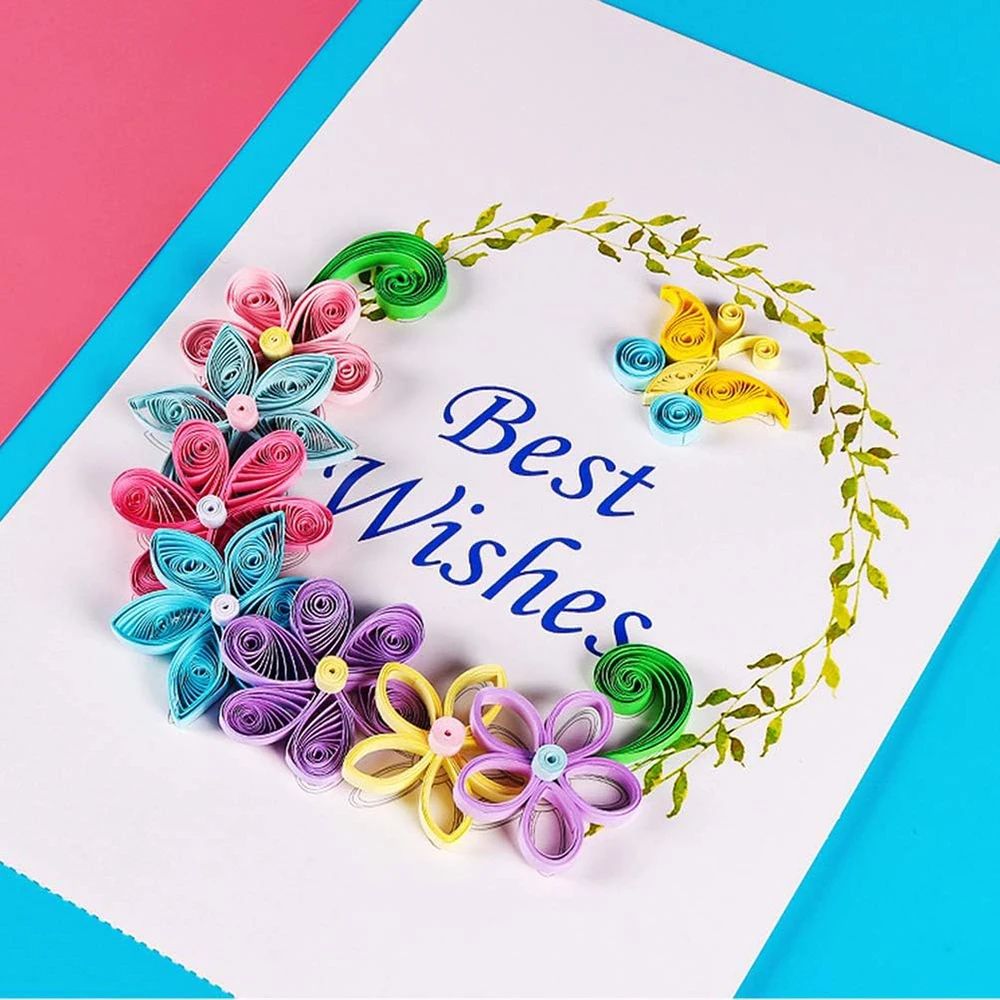 مجموعة أدوات لف الورق اليدوي ل - مراجعة Quilling Paper Strips وسعره