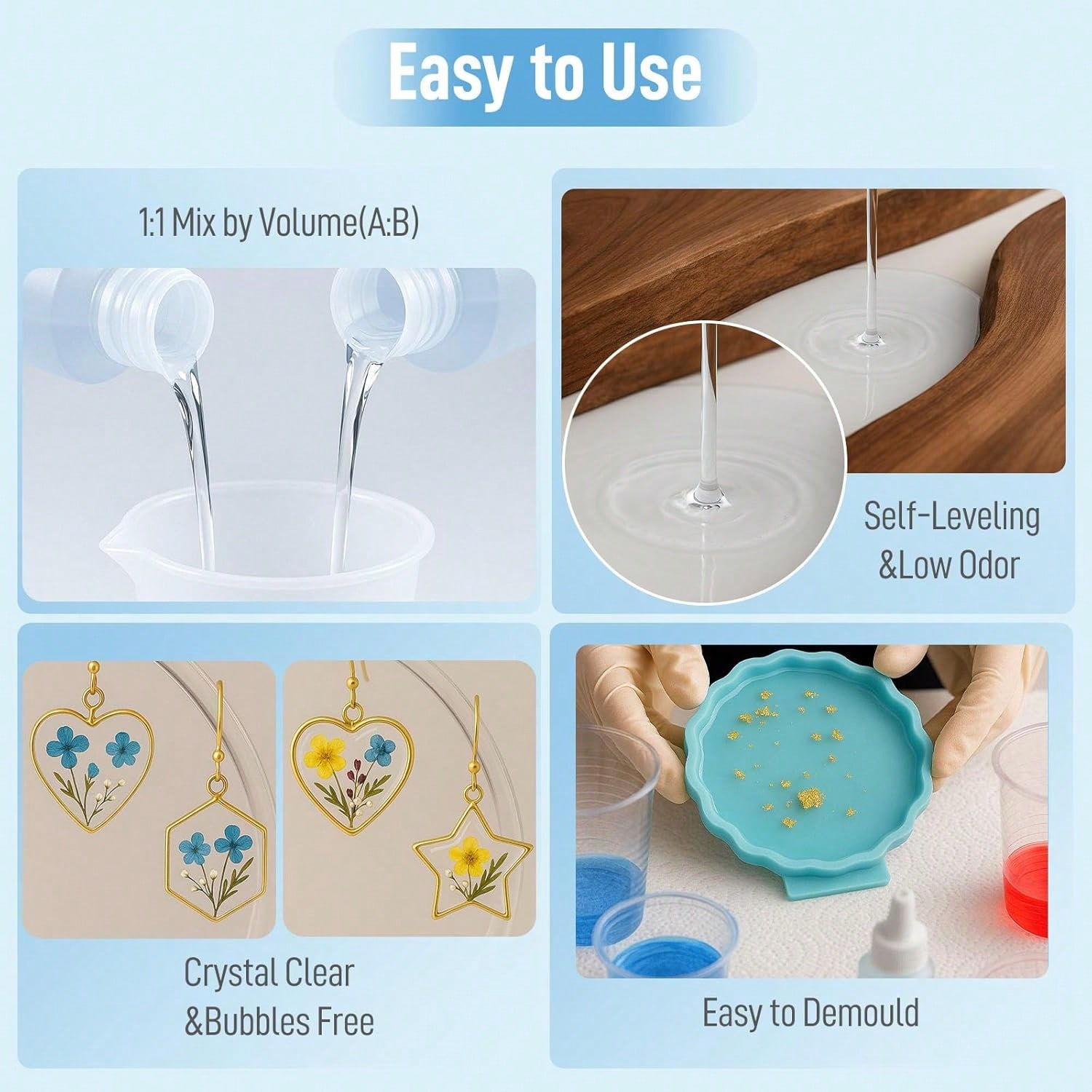 راتنج إيبوكسي شفاف كريستالي بن - مراجعة Resin Casting Mold وسعره