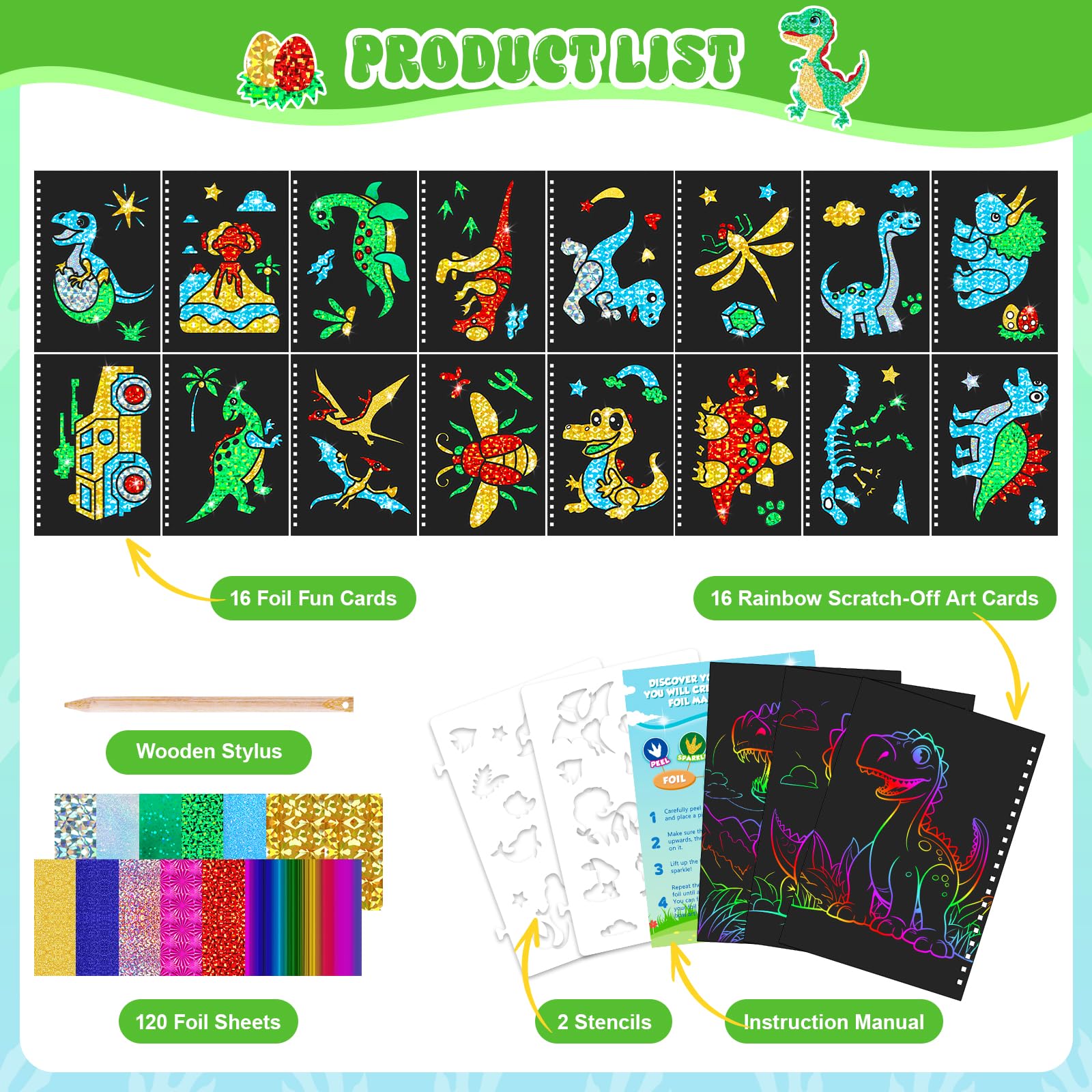 ديناصور خدش الفن كتاب للأطفال  - مراجعة Dinosaur And Craft وسعره