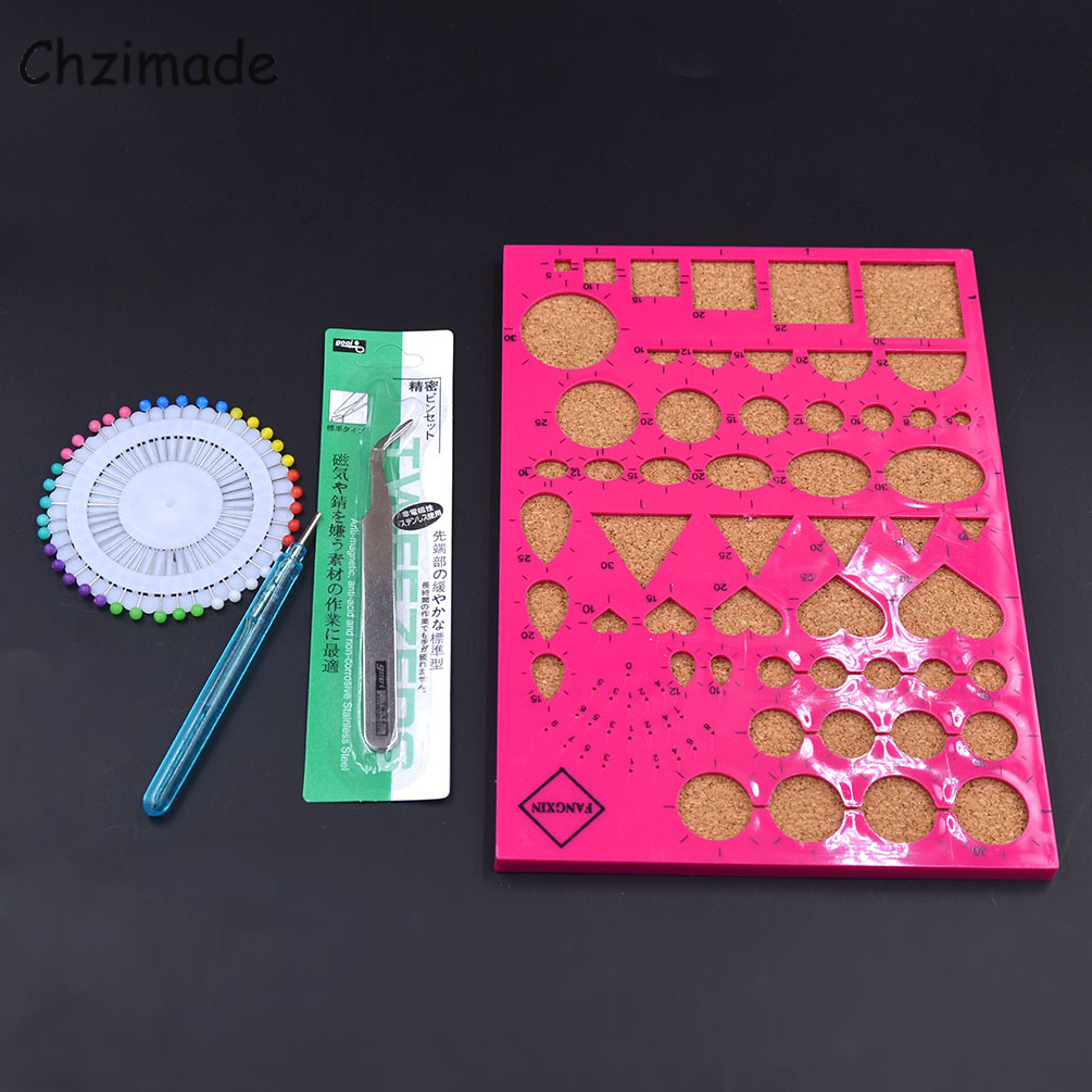 Chzimade لون عشوائي اللف ورقة  - مراجعة Quilling Paper Strips وسعره