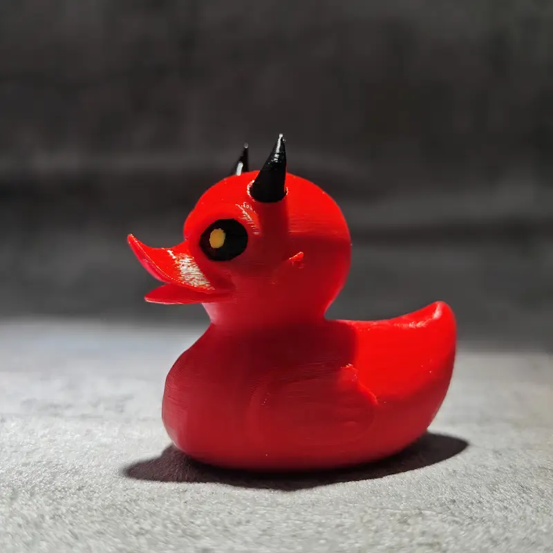 ثلاثية الأبعاد مطبوعة الشيطان  - مراجعة Art Craft Duck وسعره