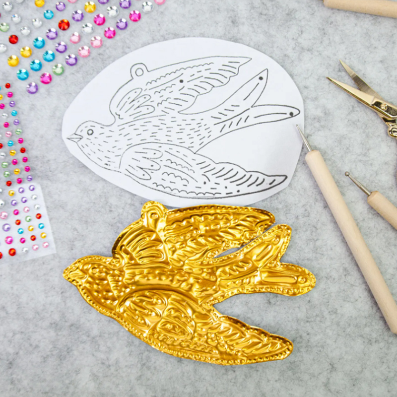 DIY الذهب احباط الفن الإغاثة ز - مراجعة Art Craft With Paper وسعره