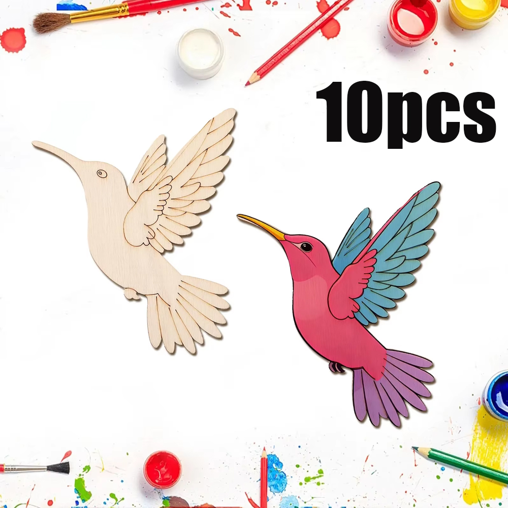 10 قطع من الخشب غير المكتمل عل - مراجعة Art Craft Home وسعره