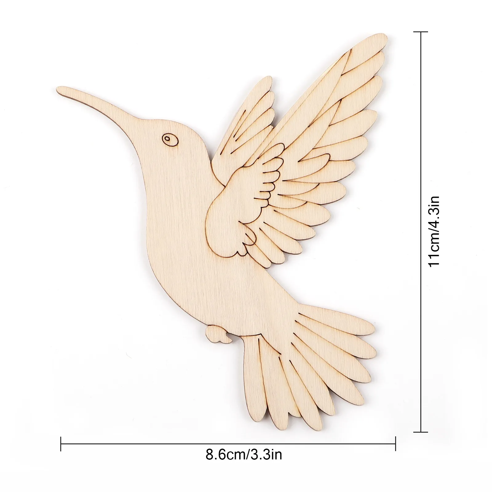 10 قطع من الخشب غير المكتمل عل - مراجعة Art Craft Home وسعره