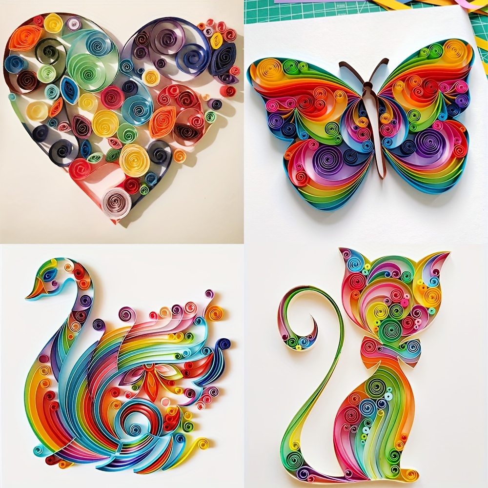 مجموعة 36 لونًا من شرائط الورق - مراجعة Quilling Paper Strips وسعره