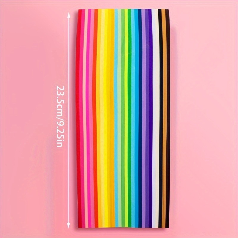 حزمة من 1030 ورقة من أوريغامي  - مراجعة Quilling Paper Strips وسعره