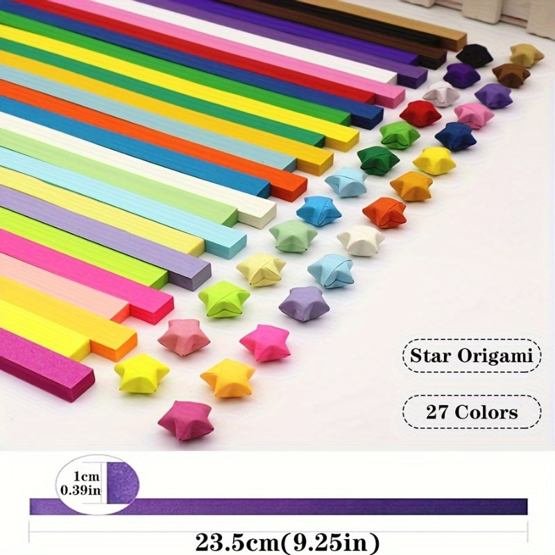 حزمة من 1030 ورقة من أوريغامي  - مراجعة Quilling Paper Strips وسعره