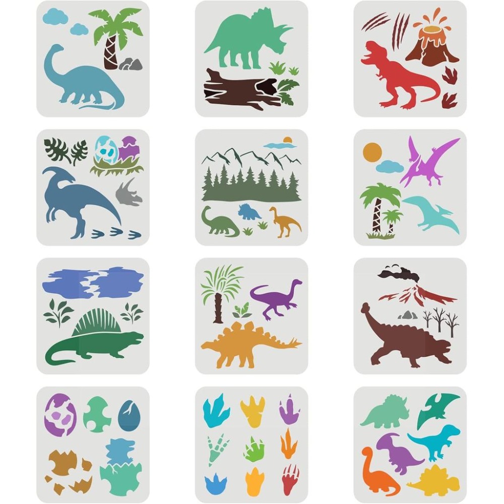 12 قطعة من قوالب الديناصورات م - مراجعة Dinosaur And Craft وسعره