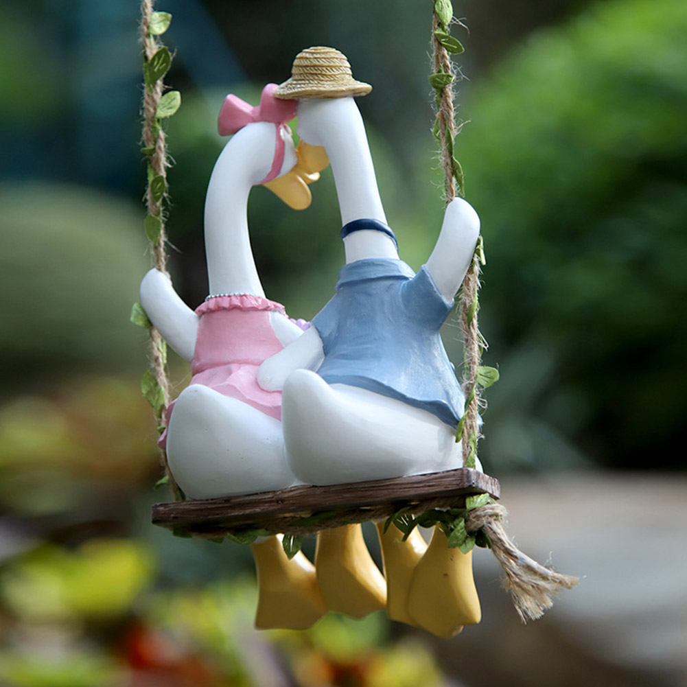 تمثال زوج بط متأرجح، تمثال بط  - مراجعة Art Craft Duck وسعره
