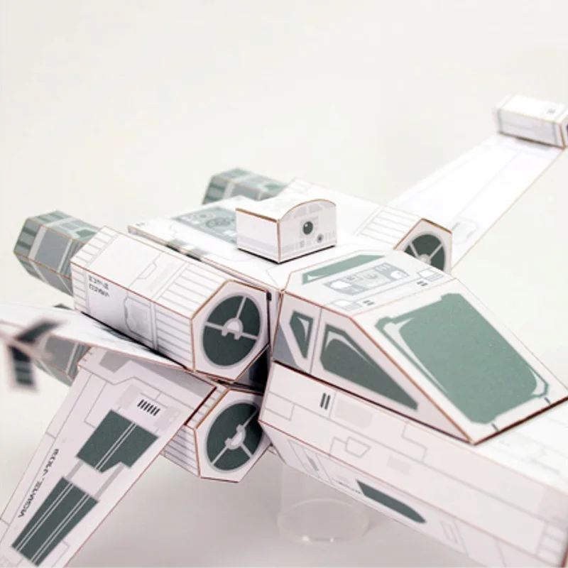 X-WING مقاتلة ورقة بيضاء نموذج - مراجعة Art Craft Center وسعره