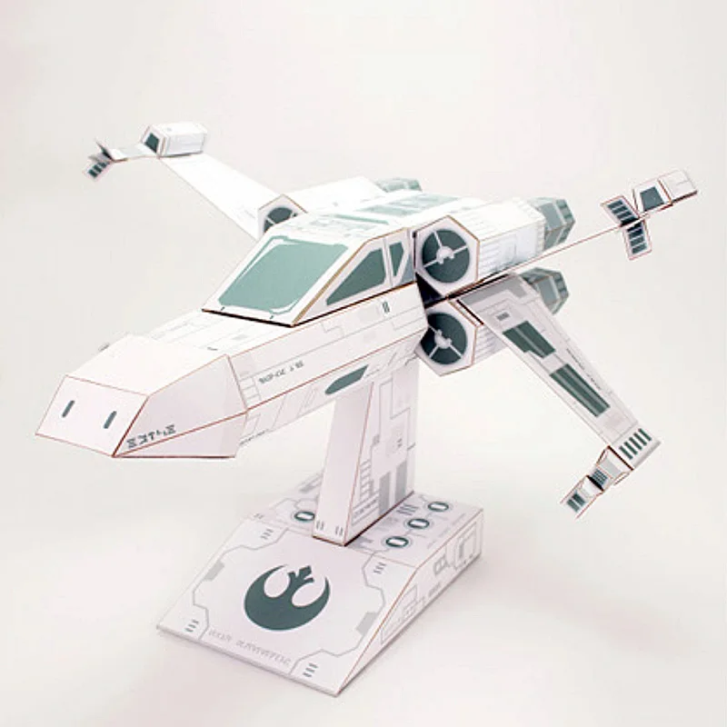 X-WING مقاتلة ورقة بيضاء نموذج - مراجعة Art Craft Center وسعره